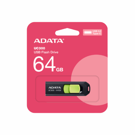 Clé USB ADATA UC300 -USB 3.2-64 Go-Type C