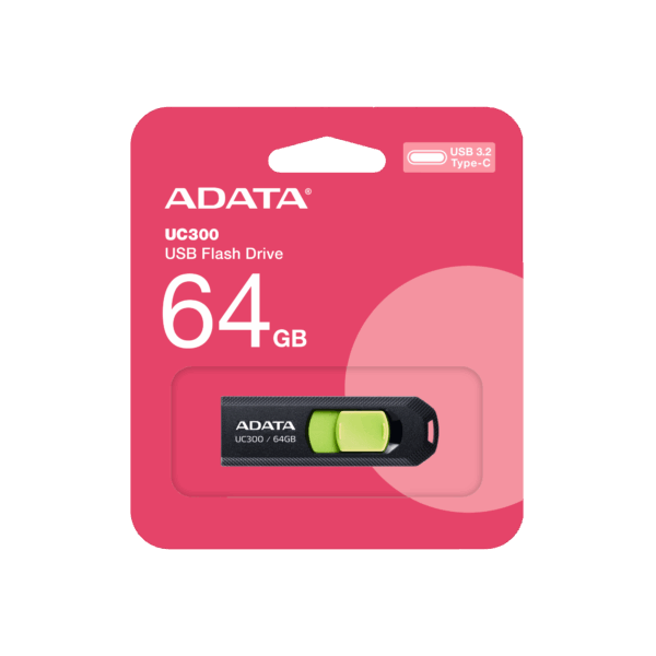 Clé USB ADATA UC300 -USB 3.2-64 Go-Type C