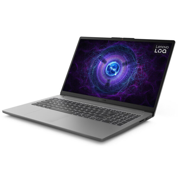 Gaming Lenovo LOQ 15- i5-12e Gen- 16 Go DDR5- 512 SSD- Carte NVIDIA GeForce RTX 3050 6 GB- 15.6″ FHD-No OS