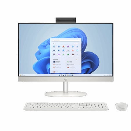 All in One HP 24-cr0065nk - i5 13éme Gen- 8Go - 512 SSD- 23.8" FHD- Intel IRIS XE- No OS- Blanc